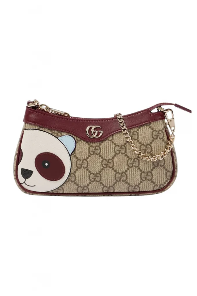 Gucci GG Mini Panda Appliqué Shoulder Bag