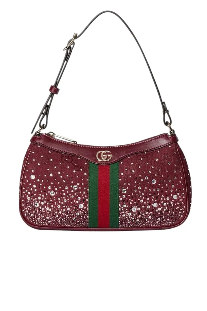 Gucci Ophidia Crystals Small Shoulder Bag