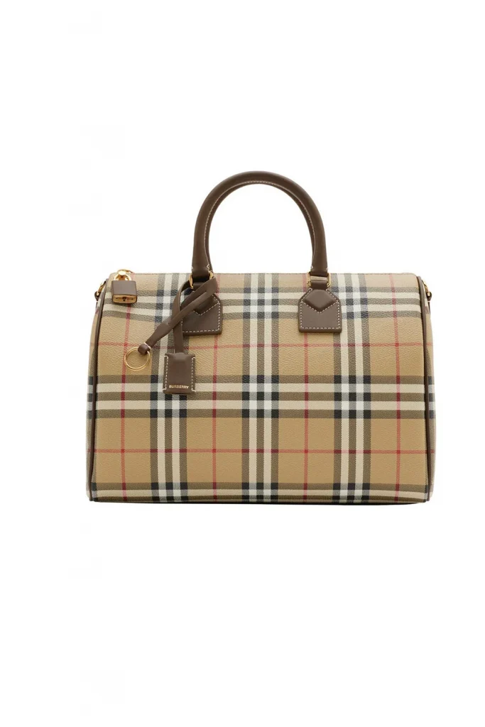 Burberry Medium Check Bowling Bag