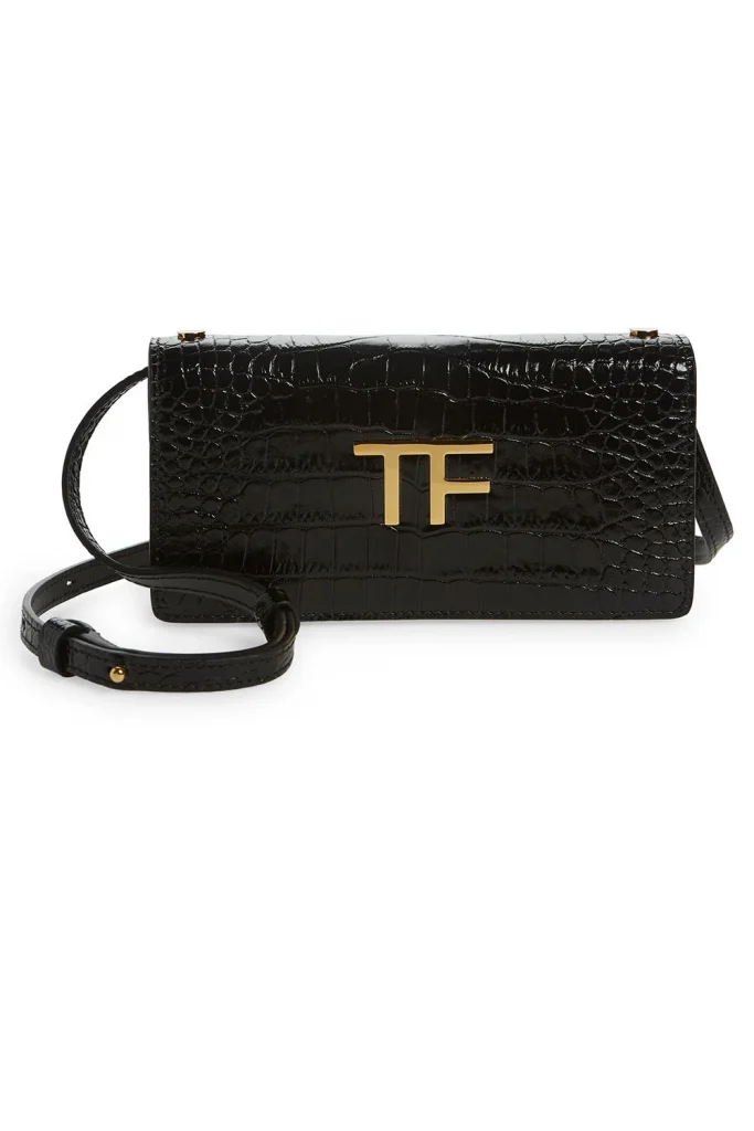 Tom Ford Mini Croc Embossed Bag