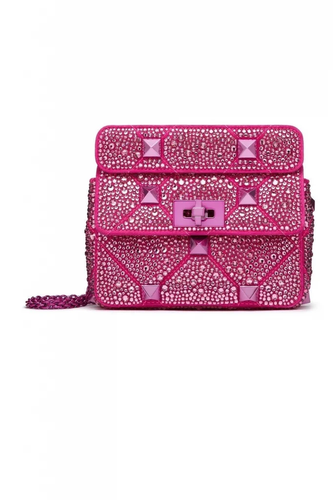 Valentino Roman Stud Crystal Bag