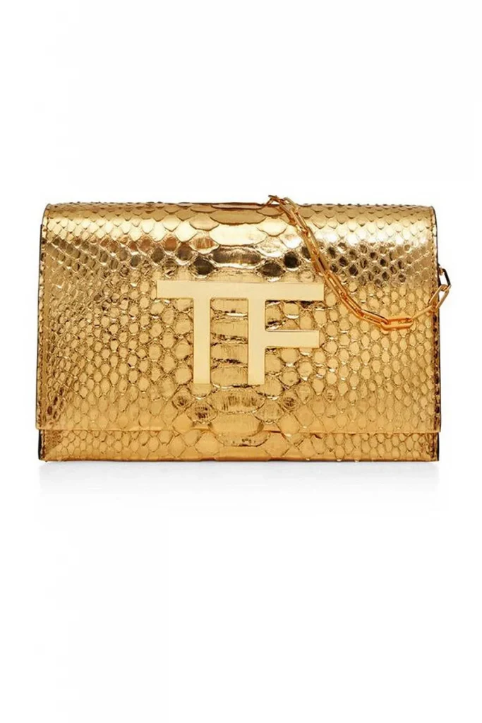 Tom Ford Laminated Calf Shoulder Bag