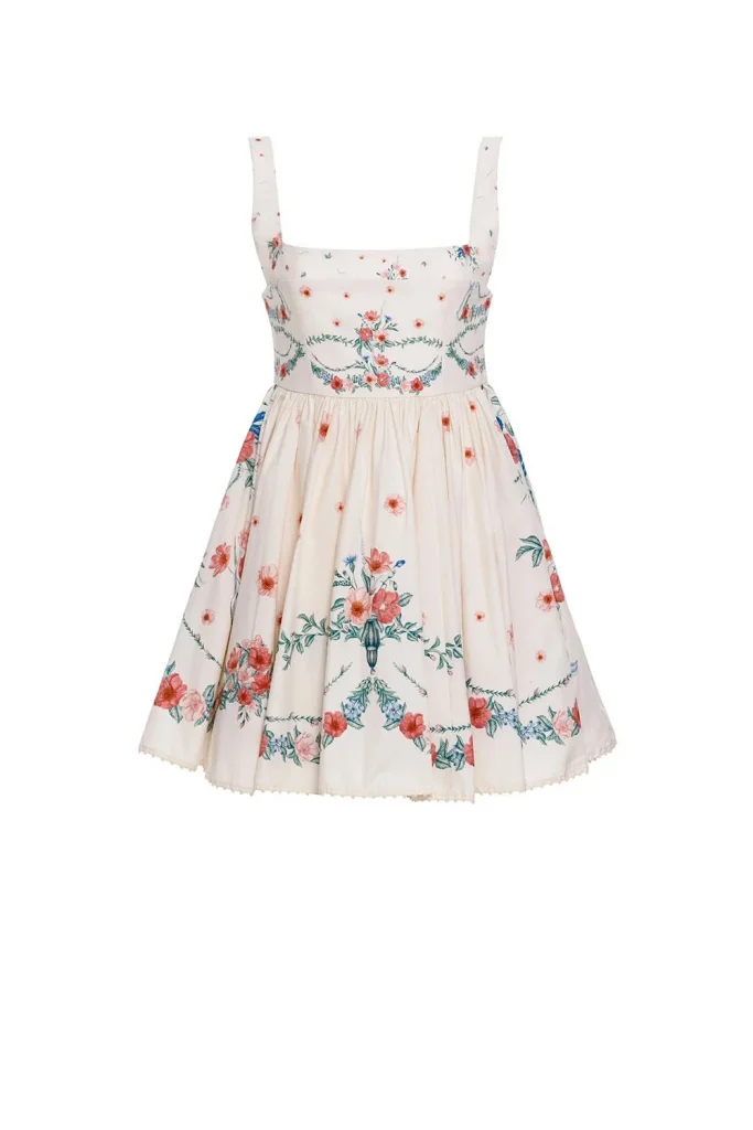 Agua Hierbabuena Mosqueta Mini Dress