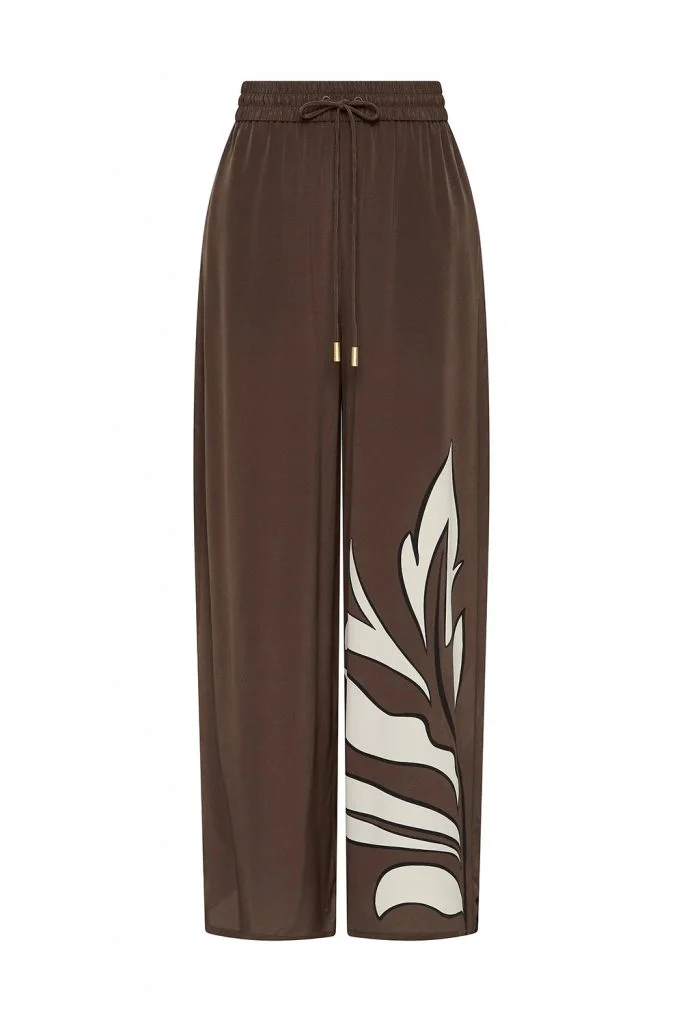 AJE Planetary Silk Drawcord Pant