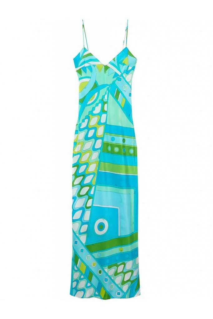 Pucci Silk Crepe Long Dress
