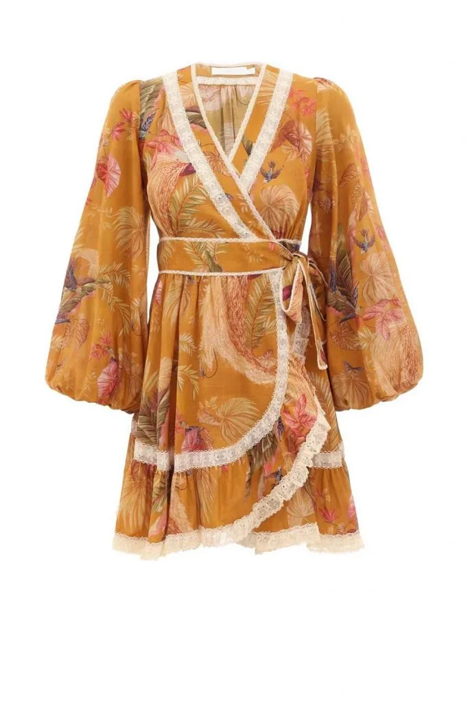Zimmermann Ascension Frill Mini Dress