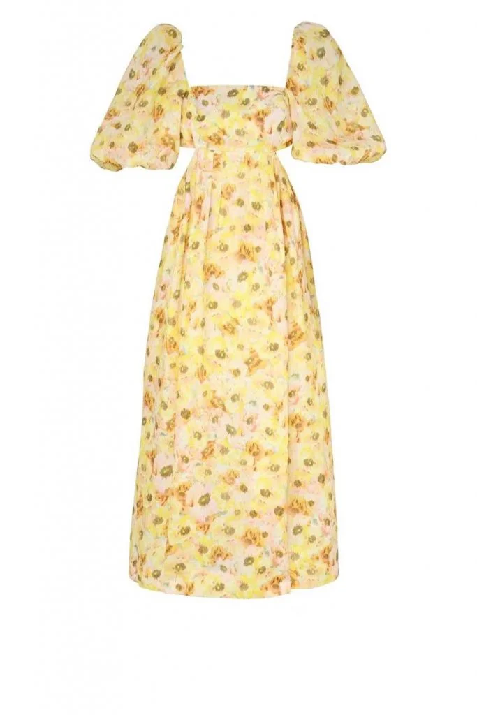 Zimmermann Lightburst Cutout Midi Dress