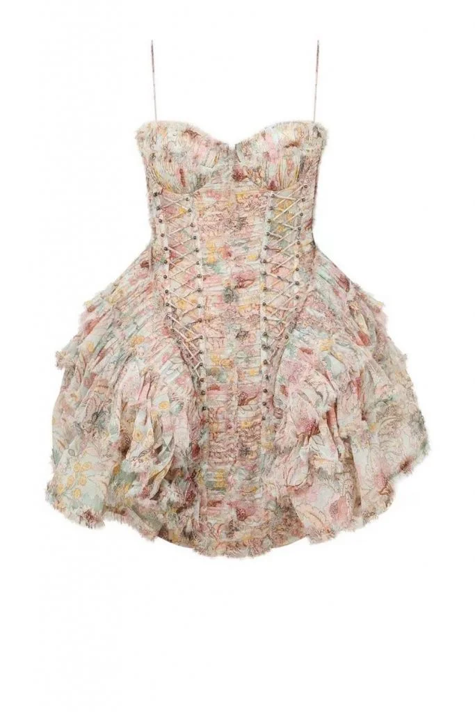 Zimmermann Rebellion Frayed Mini Dress