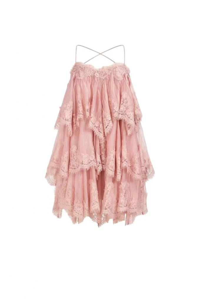 Aje Ophelia Lace Mini Dress