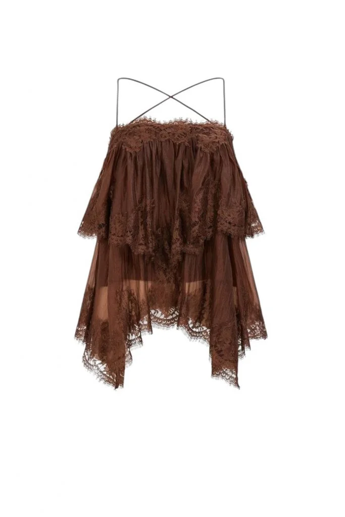 Aje Ophelia Lace Cami