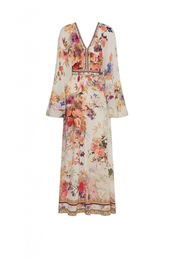 Camilla Friends With Frescos Gathered Kimono Dress
