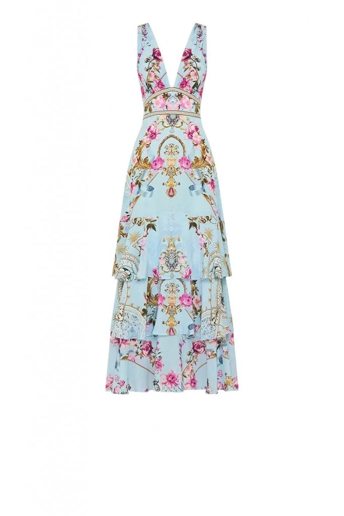 Camilla Tiered Ruffle Hem Dress Down The Garden Path