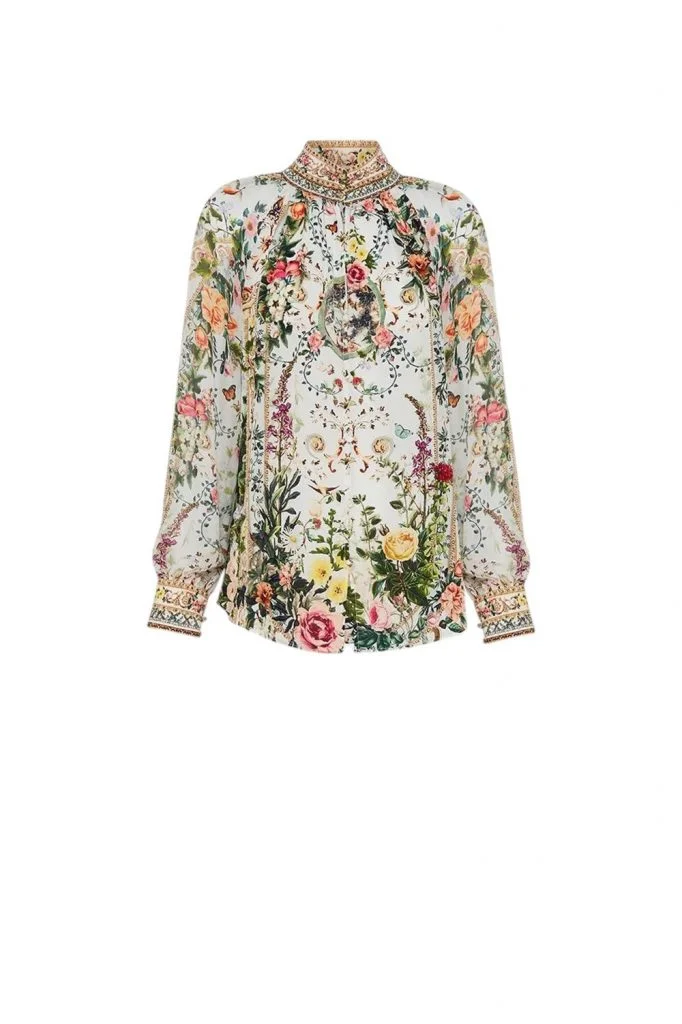 Camilla Renaissance Romance Raglan Button Up Shirt