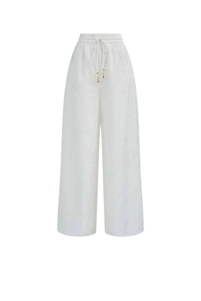 AJE Merritt Embroidered Pant