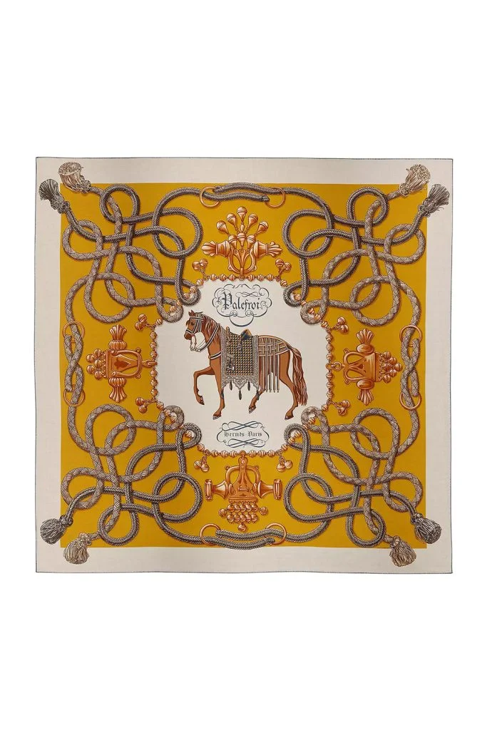 Hermes Palefroi Scarf 140