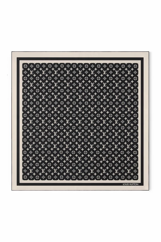 Louis Vuitton Monogram Silhouette Square Scarf 90