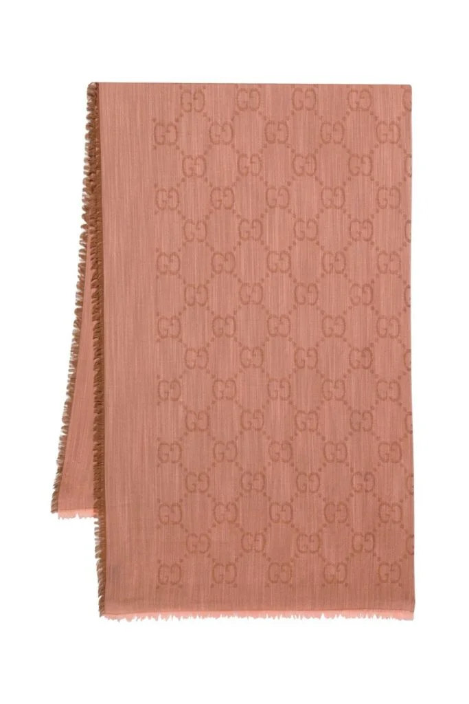 Gucci G-monogram Frayed Scarf