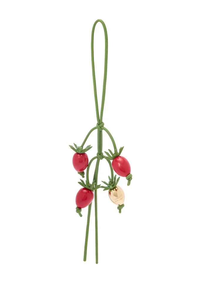 Loewe Paula's Ibiza Leather Tomato Charm