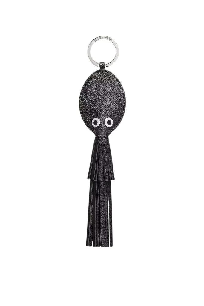 Hermes Octopus Keychain Charm