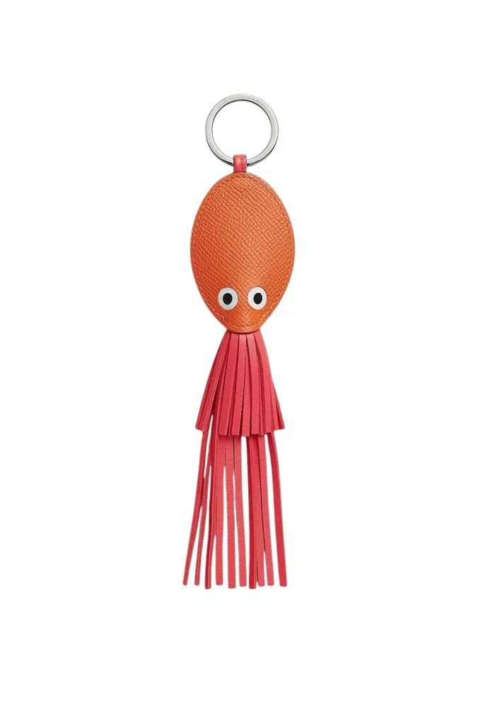 Hermes Octopus Keychain Charm