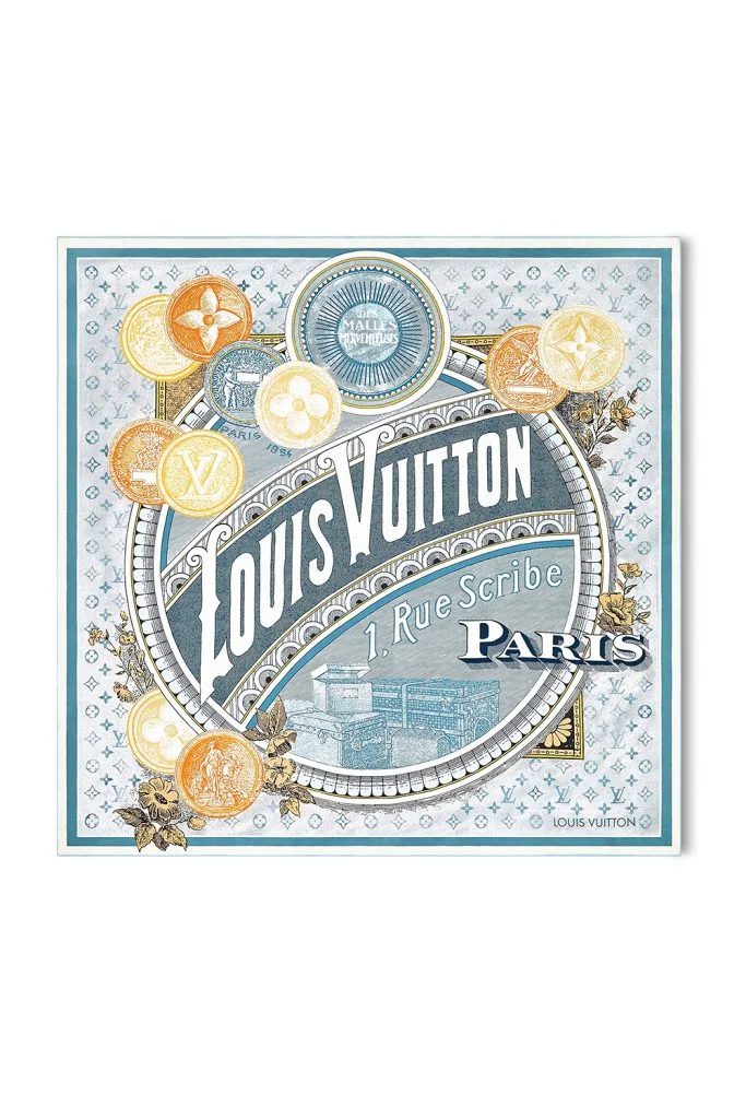 Louis Vuitton Malles Merveilleuses Square Scarf 90