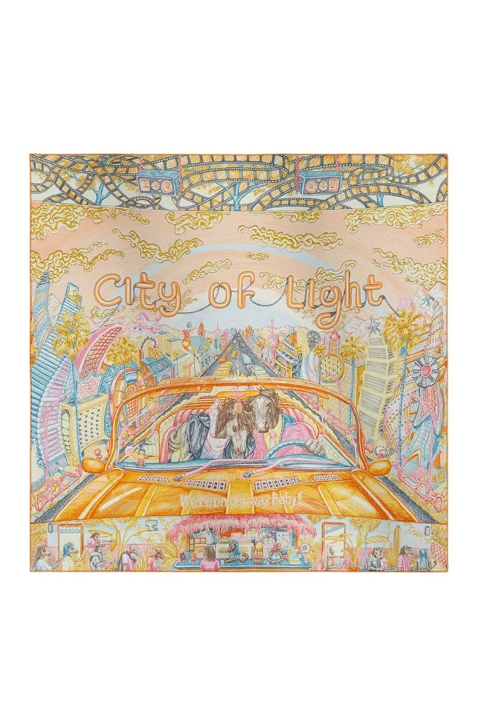 Hermes City of Light Scarf 90